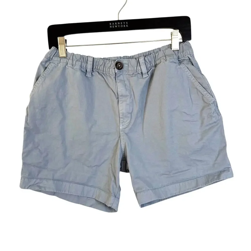 Chubbies Classic Chino Shorts in Dolphin Blue Gray Size Medium